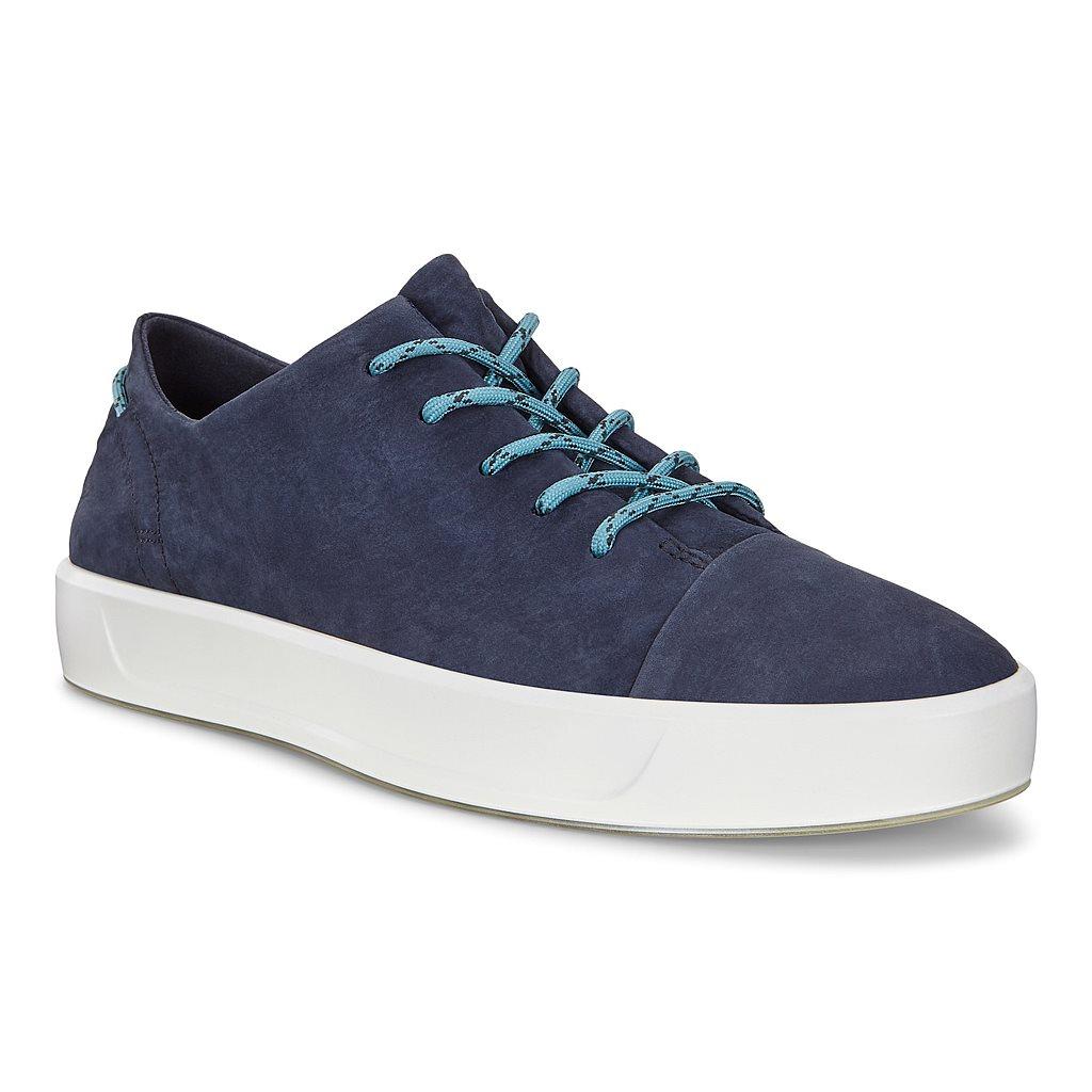 Ecco Soft 8 Mens Sneakers Blue Online - India FYL-832019